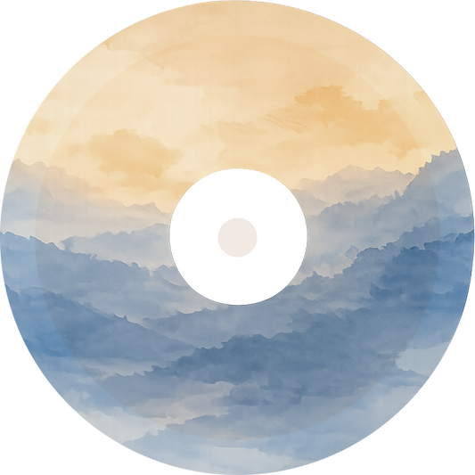 little hum vinyl disc logo